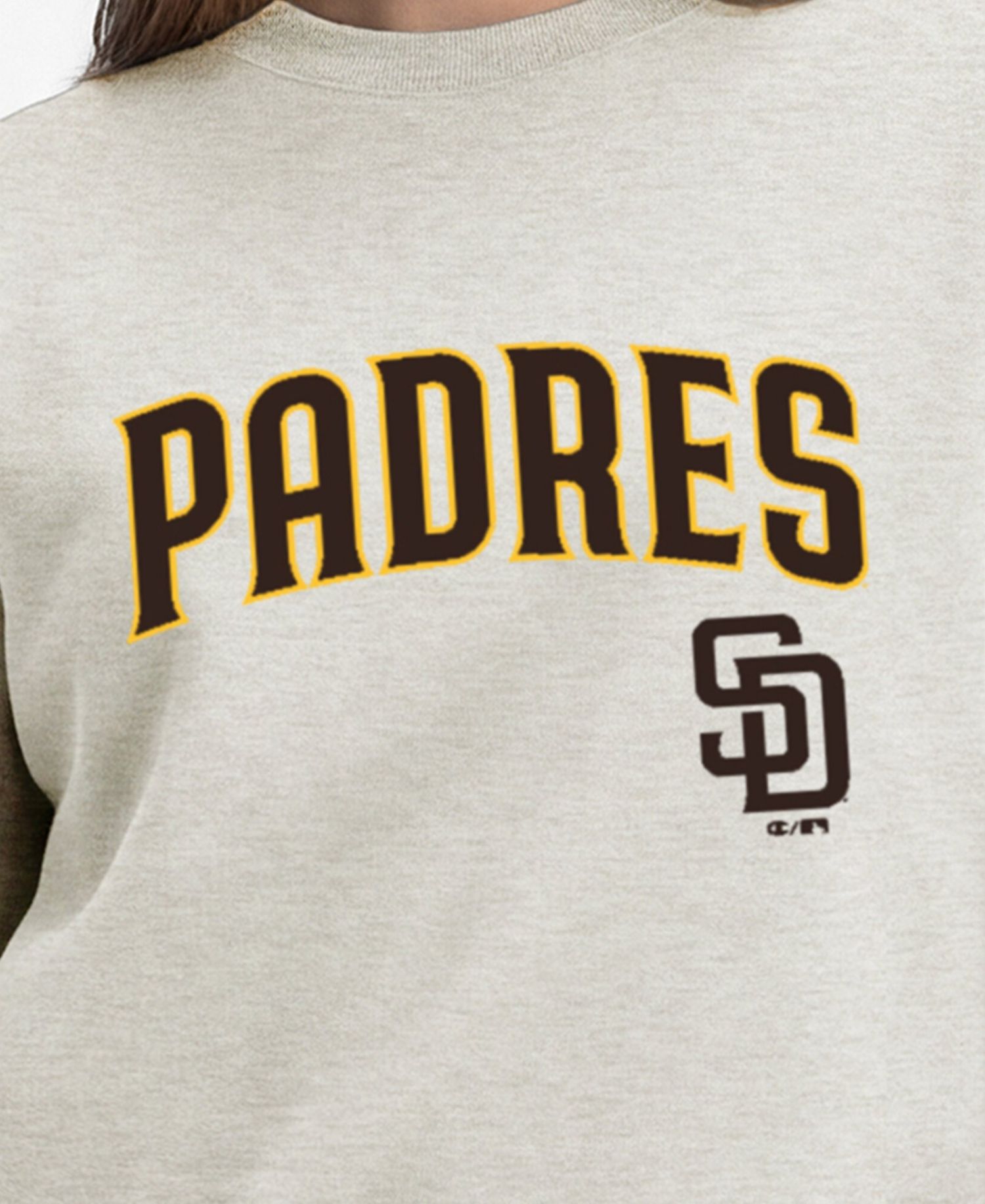 Women's San Diego Padres Relaxed-Fit Dropped-Shoulder Screen-Print Sweatshirt