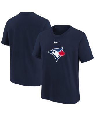 Big Boys and Girls Navy Toronto Blue Jays Large Logo T-Shirt