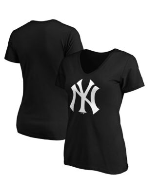 Women's New York Yankees V-Neck Short-Sleeve T-Shirt