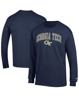 Men's Georgia Tech Yellow Jackets Long-Sleeve Crewneck T-Shirt
