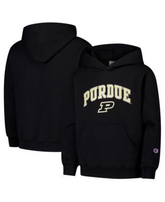 Big Boys and Girls Black Purdue Boilermakers Campus Pullover Hoodie