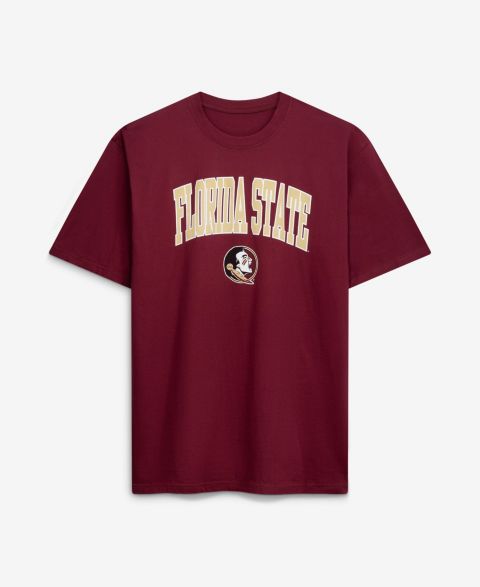 Мужская футболка Champion Garnet Florida State Seminoles Big & Tall Team Arch Over Wordmark