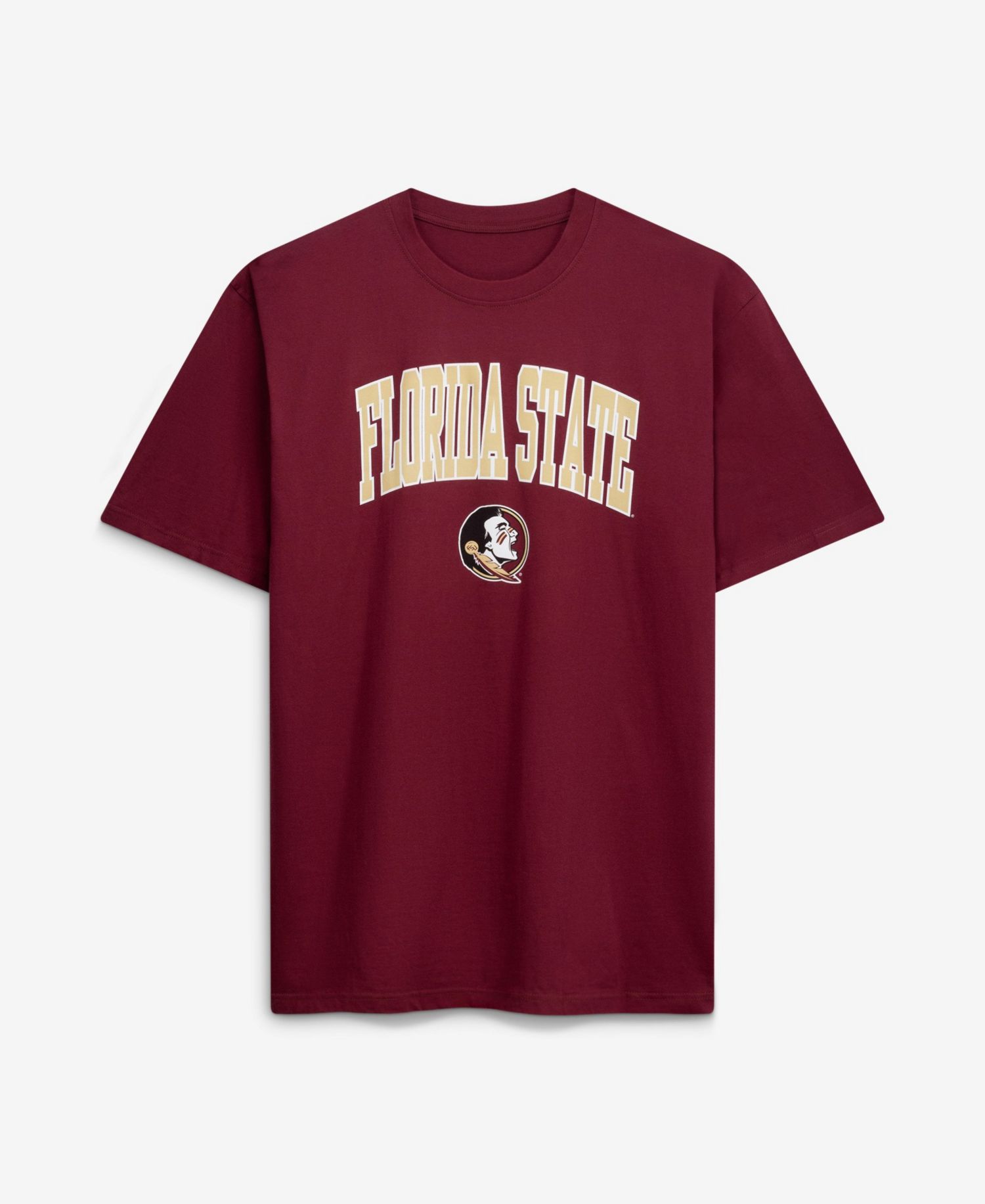 Men's Garnet Florida State Seminoles Big & Tall Team Arch Over Wordmark T-Shirt