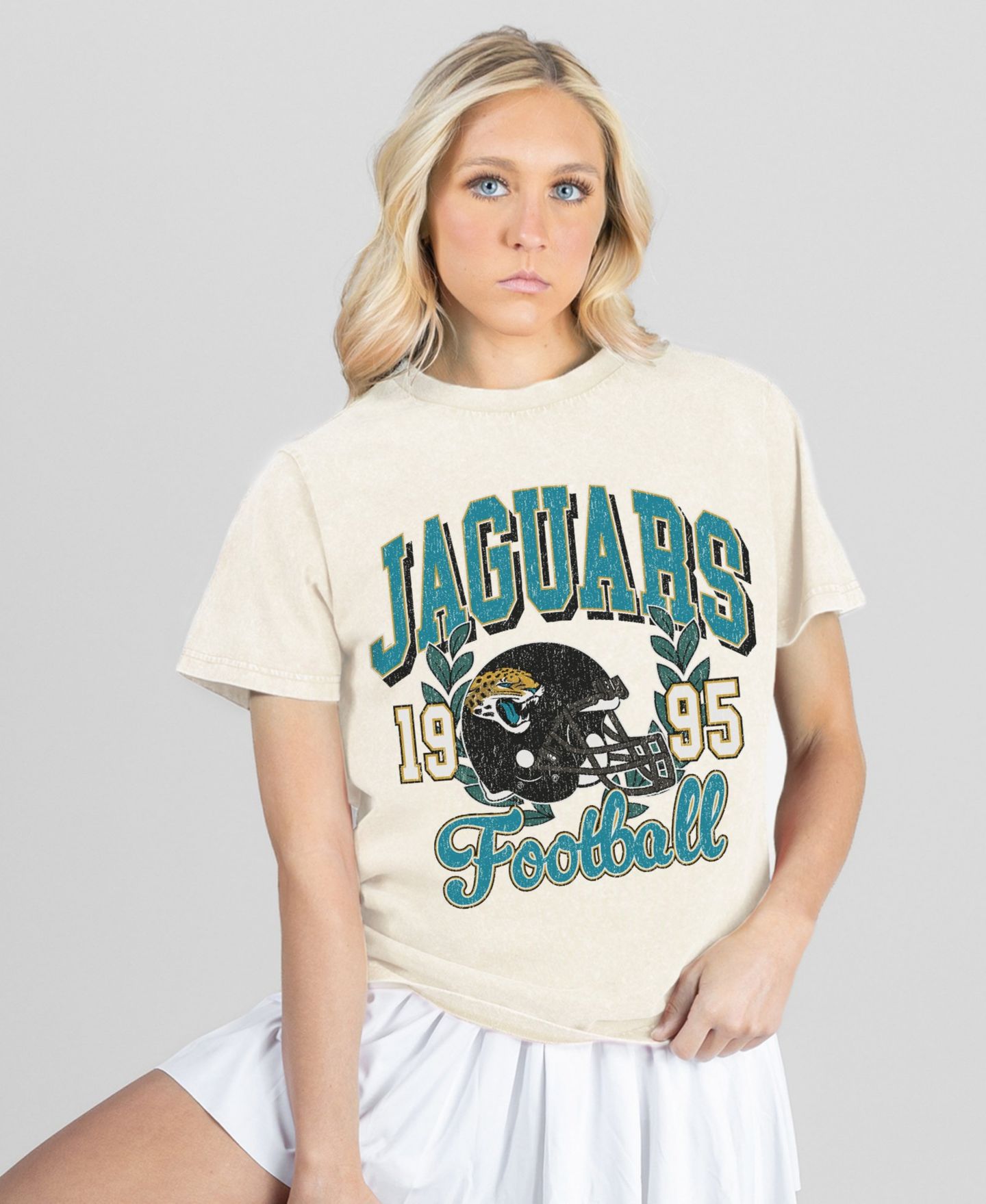 Женская футболка Gameday Couture Jacksonville Jaguars Distressed Graphic Cotton-Blend — фото 3