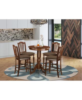 5 PC counter height set - high Table and 4 Dining Chairs
