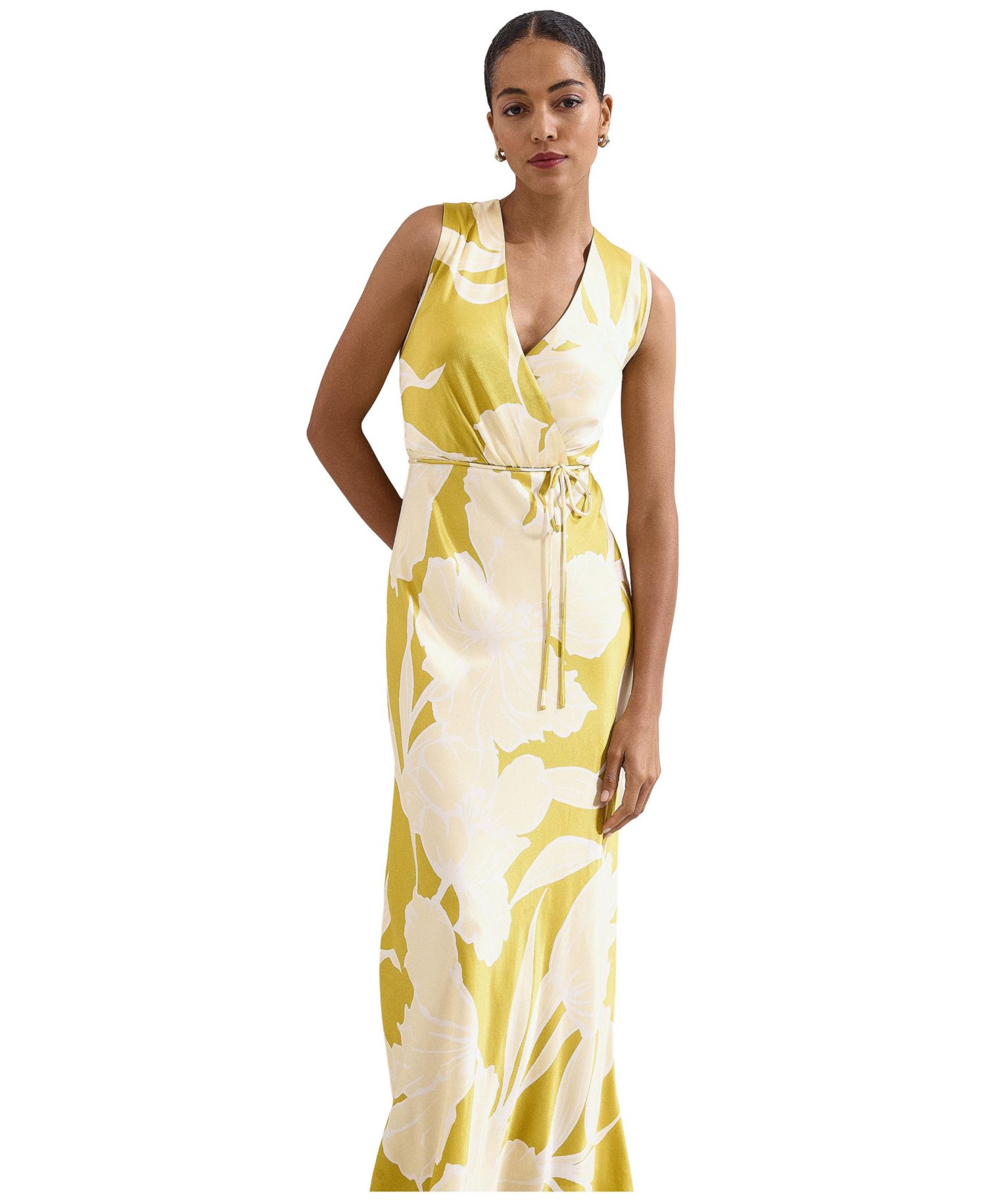 Women's Paula Floral-Print Wrap Maxi Dress