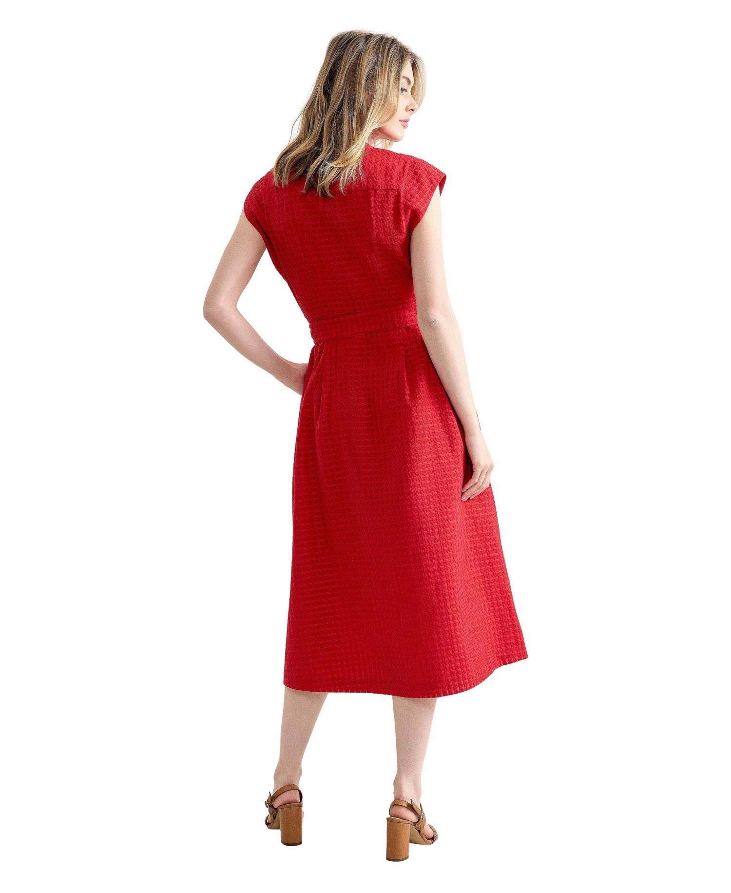 Women's Elvira Zip-Front Midi Dress