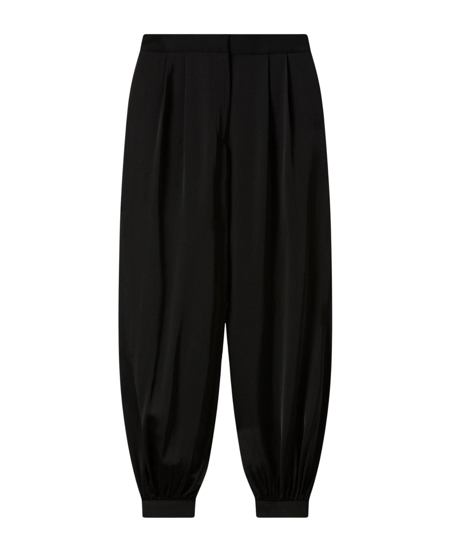 Women's High-Waist Balloon Satin Pants