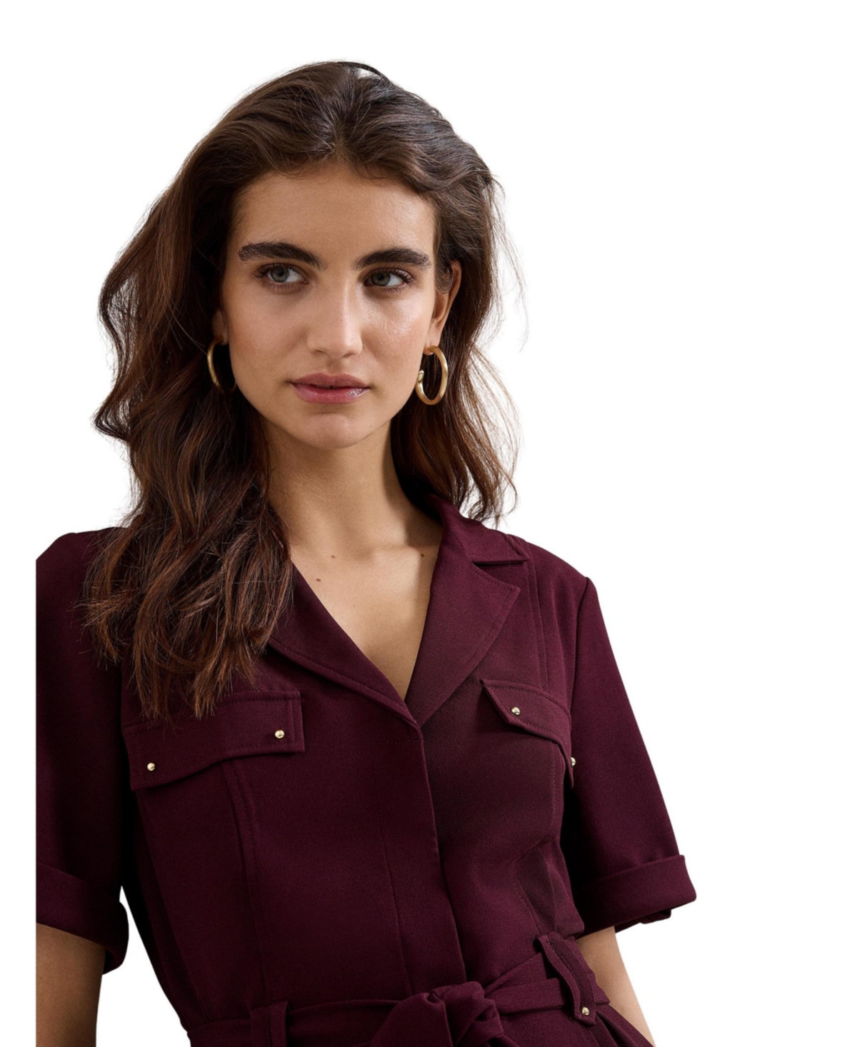Phase Eight Women's Marlina Belted Mini Shirt Dress