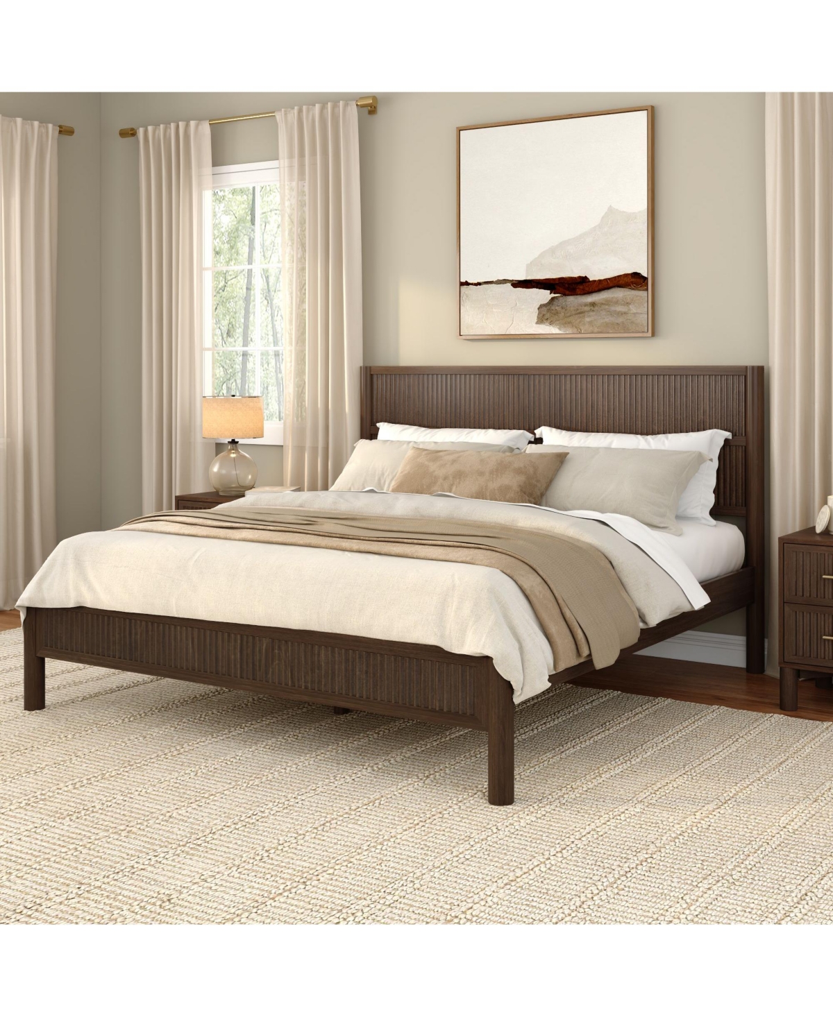 Plank+Beam Sera Fluted King Bed