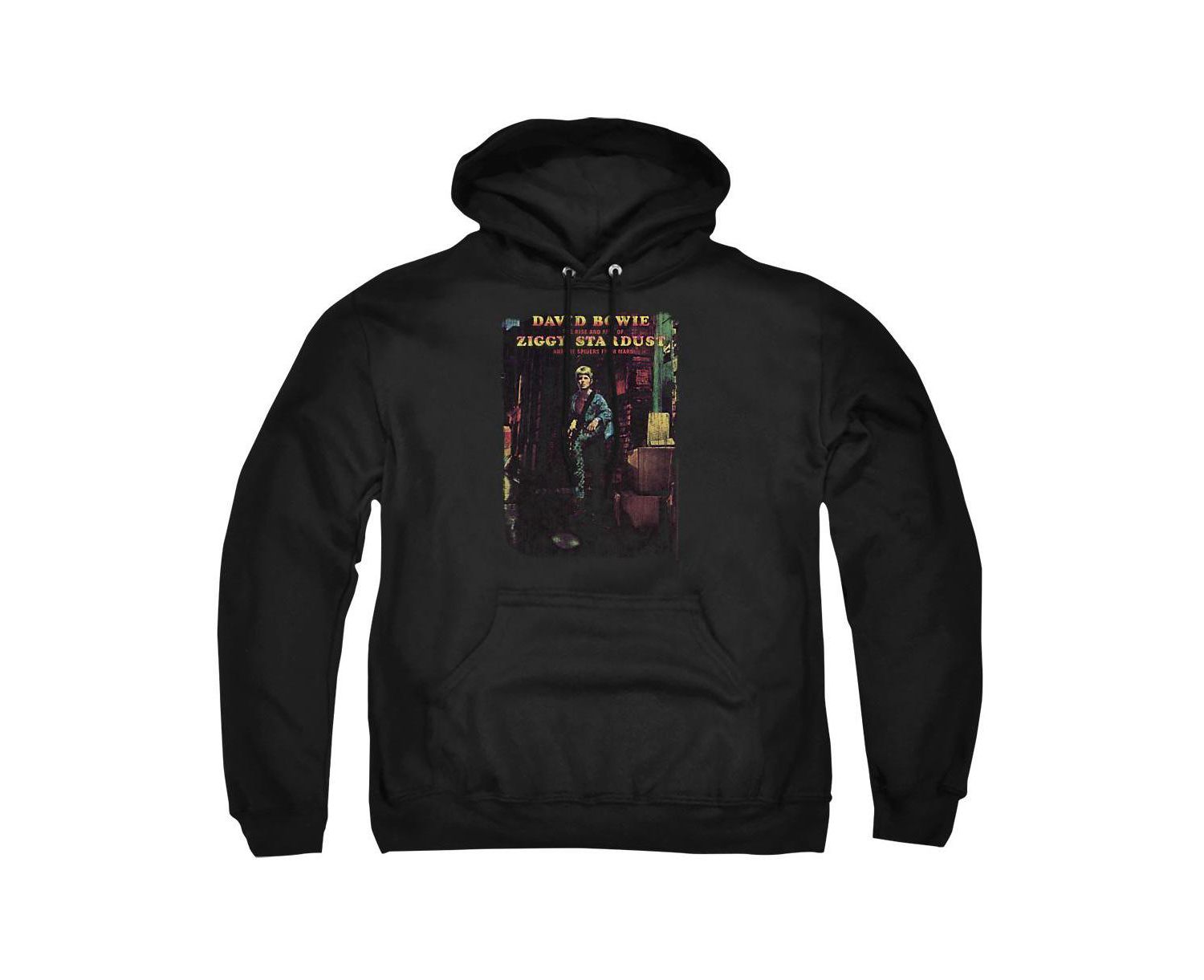Men's Ziggy Stardust Album Graphic Pull-Over Hoodie