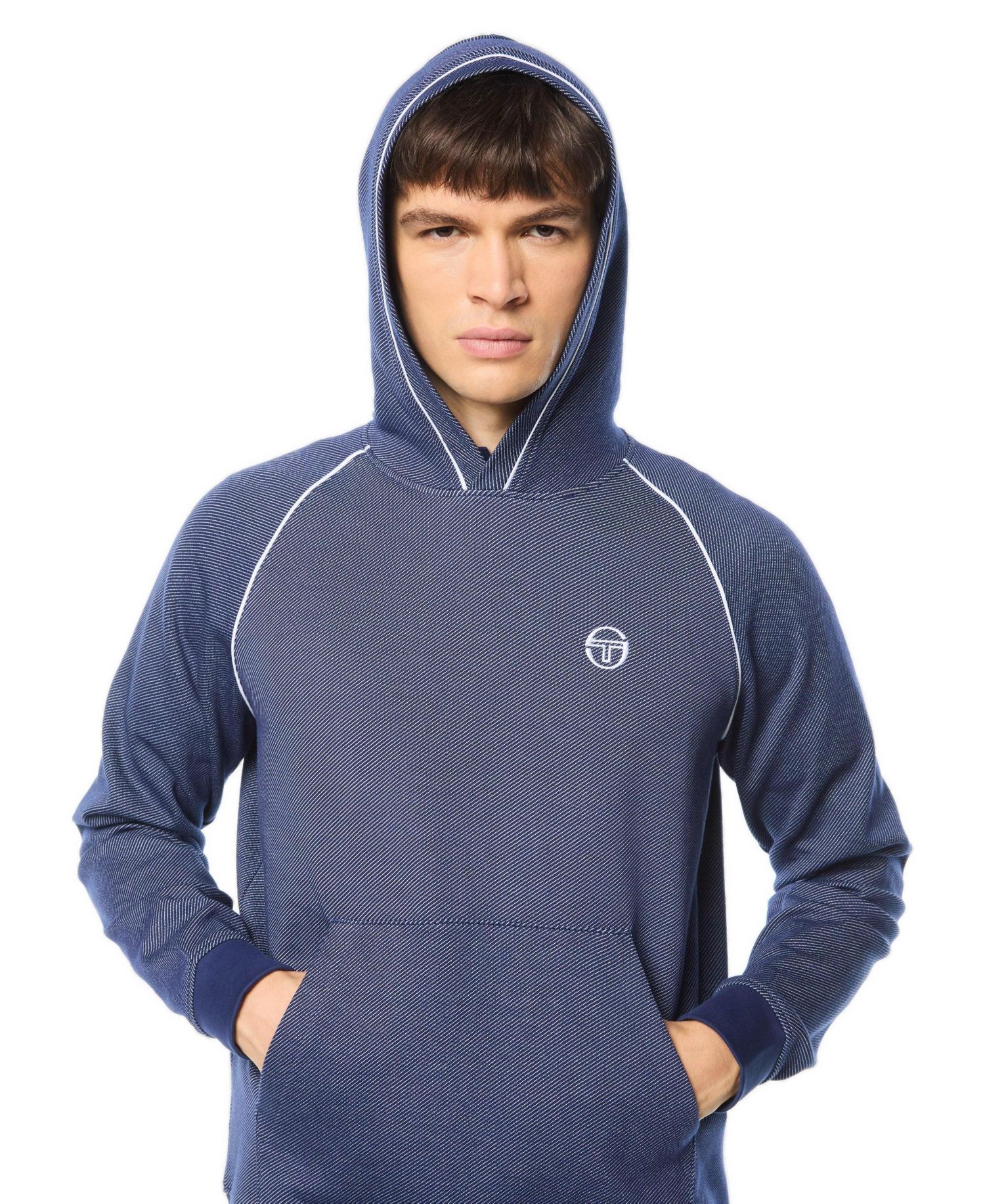 Men's Agiato Raglan-Sleeve Jacquard Hoodie