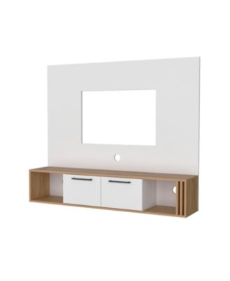 Lesslie Entertainment Center Multistorage and Cable Management