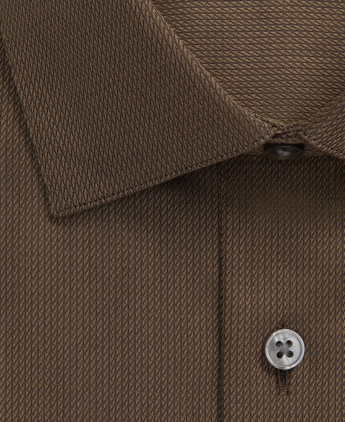 Мужская рубашка Calvin Klein Performance Wrinkle Free Stretch, Slim Fit Dress Shirt, цвет: Коричневый рыжевато-коричневый — фото 2