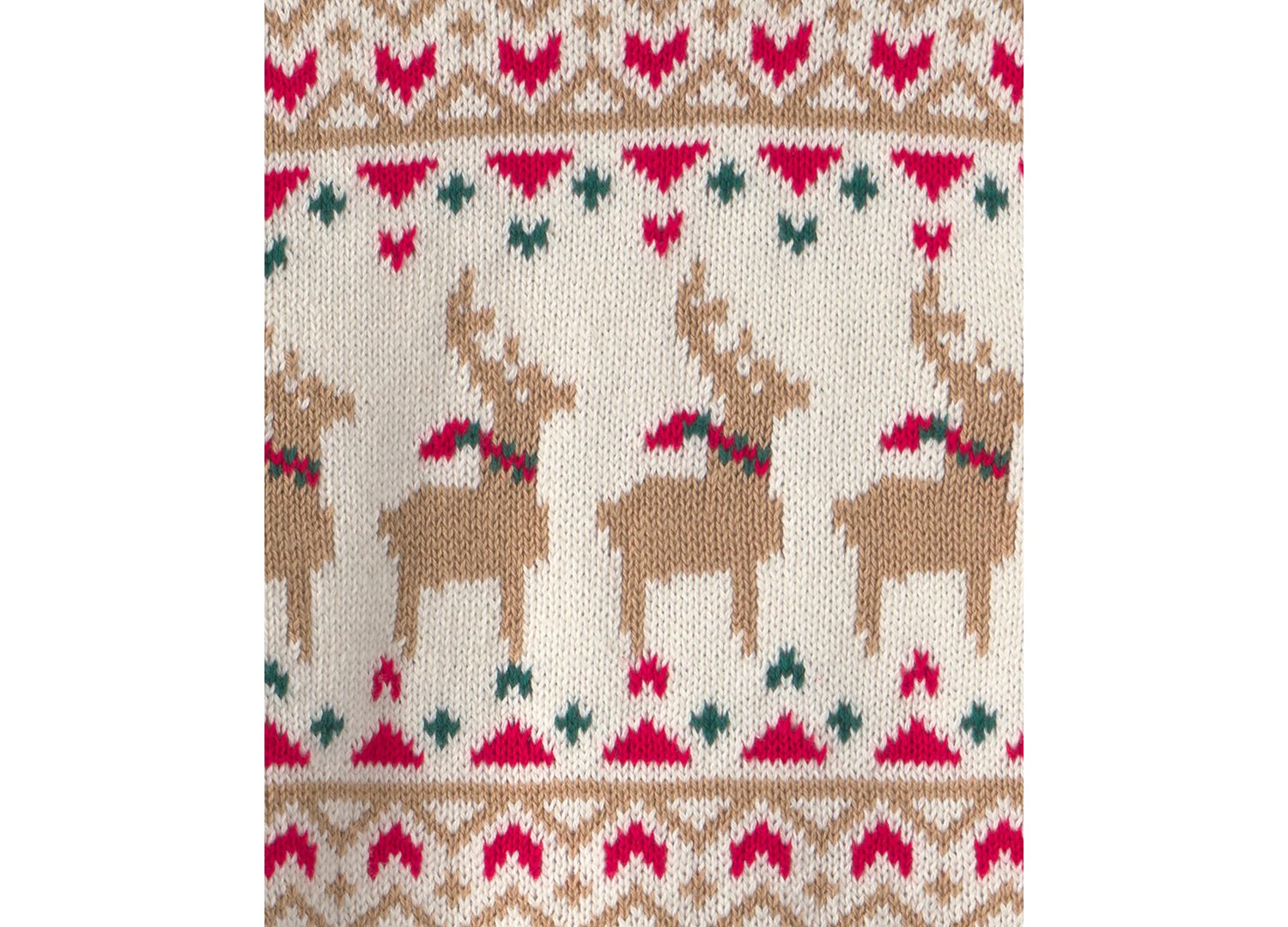 Baby Girls' Reindeer Fair Isle Top and Pants, 2-Piece Set