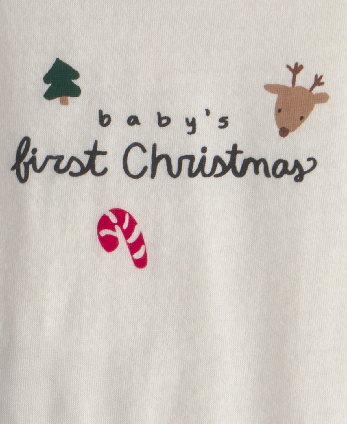 Carter's Baby Boys' and Girls' Baby's First Christmas Bodysuit Pants, 2-Piece Set