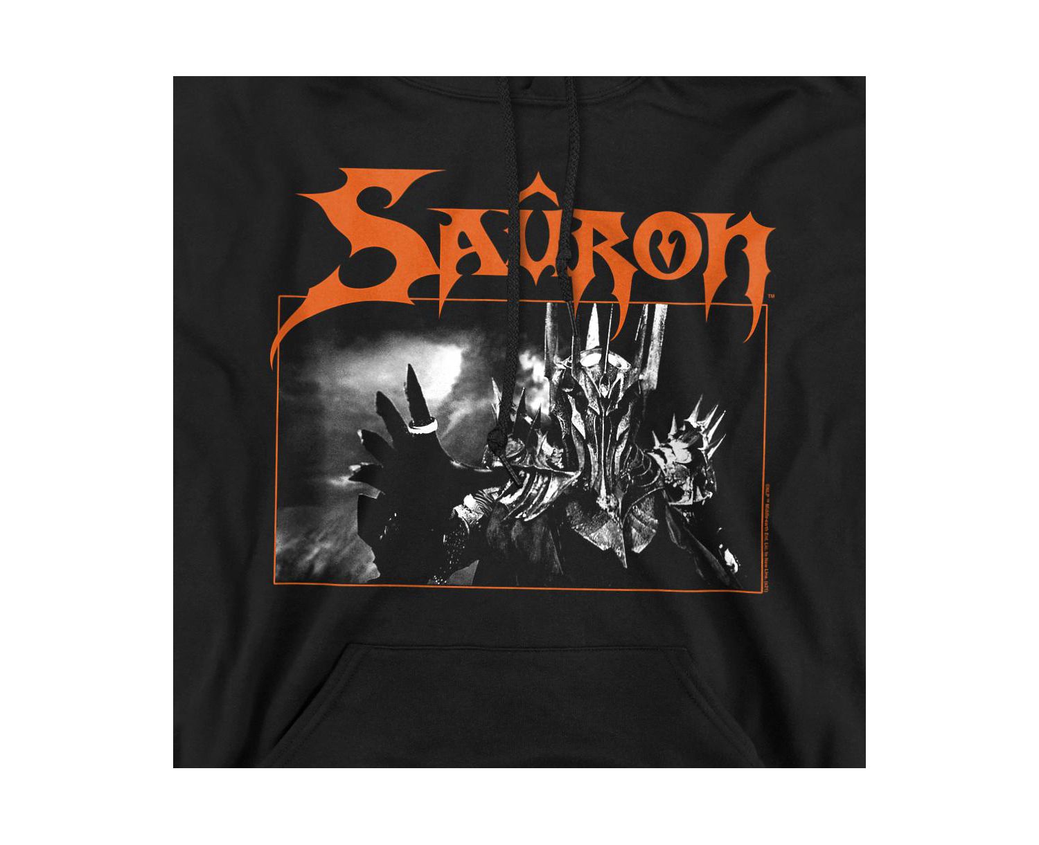 Men's Sauron Graphic Long-Sleeve Cotton-Polyester Blend Hoodie