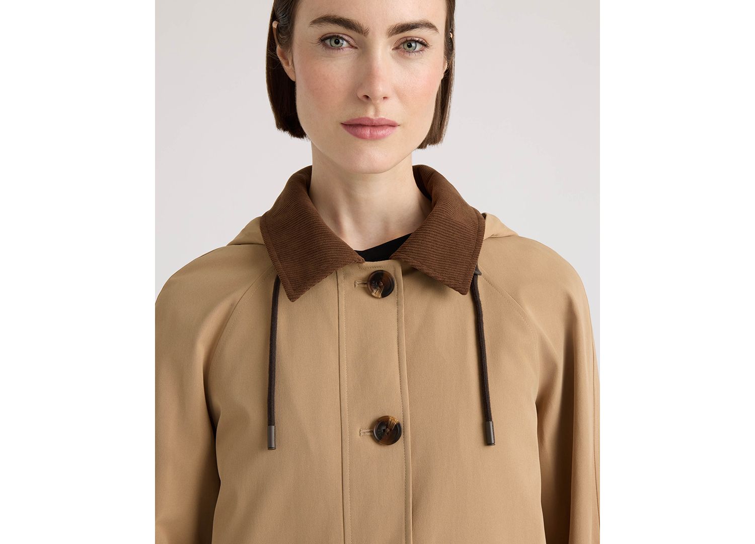 Women's Daisy Padded Longline Hooded Trench Coat