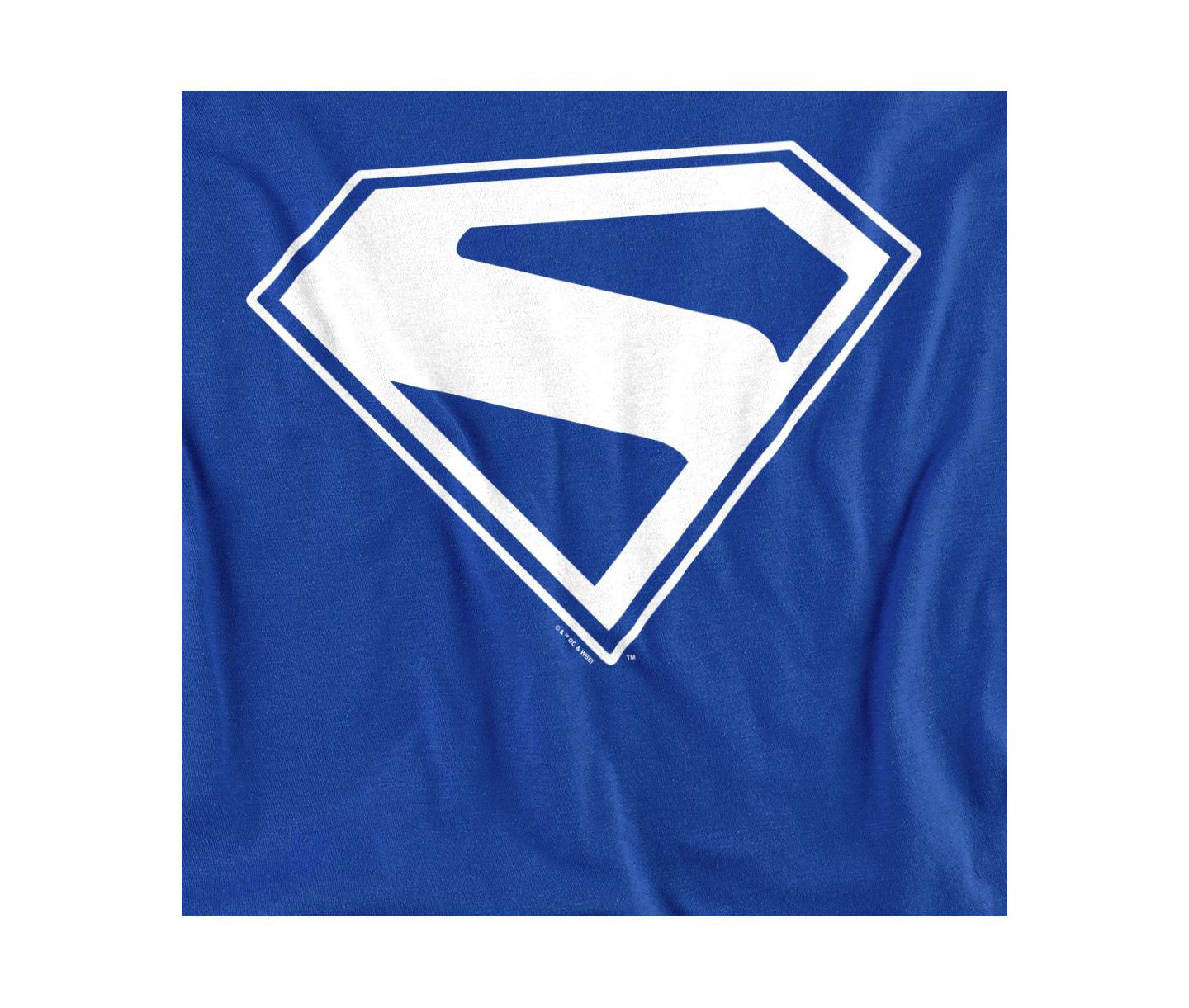 Мужская толстовка Superman 2025 New Logo Crewneck, цвет: Королевский синий — фото 2