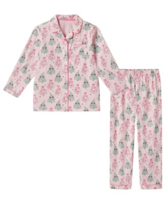 Girls' 5-16 Holiday Icons Print Pajama, 2-Piece Set