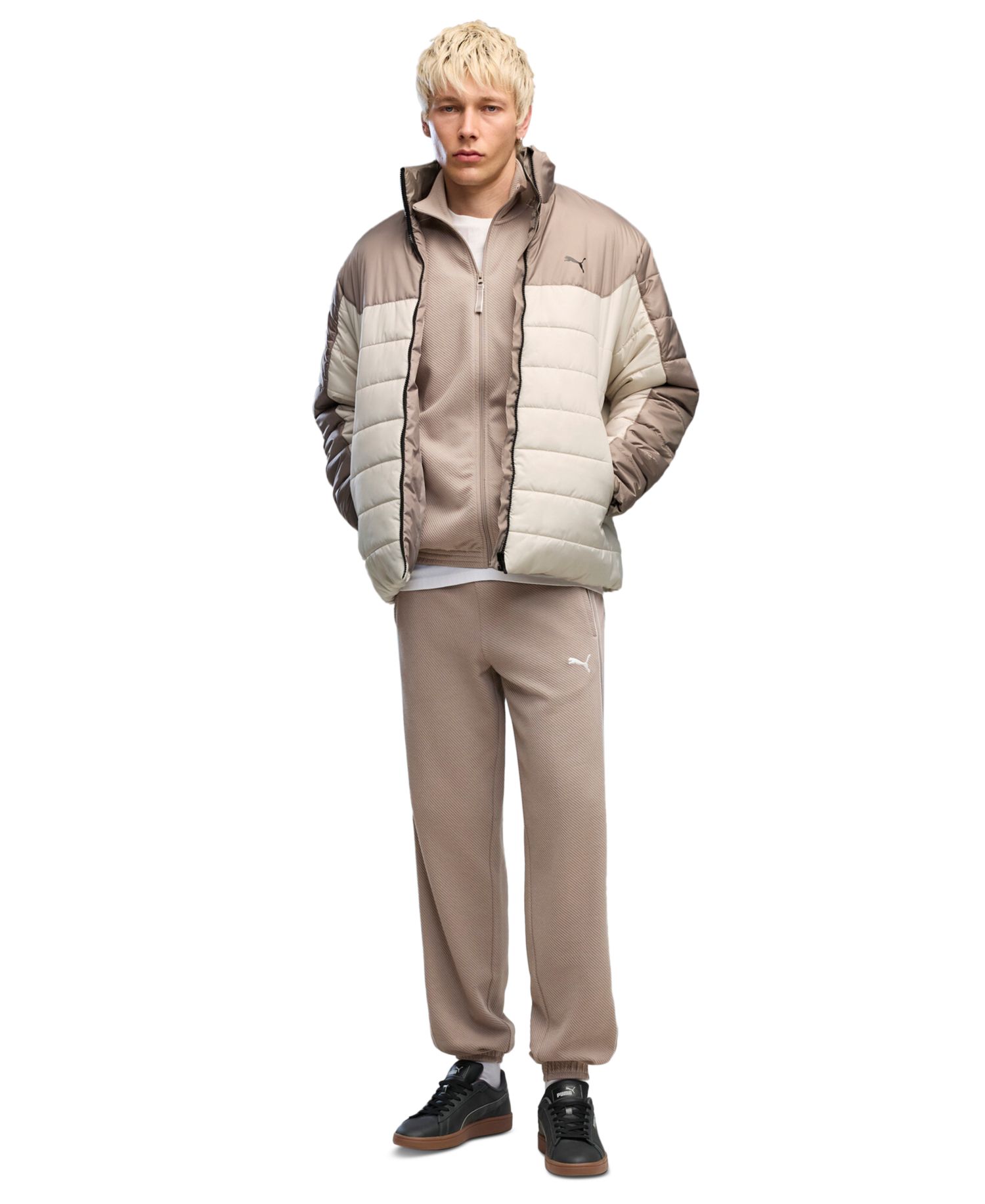 Men's Regular-Fit Twill Sweatpants