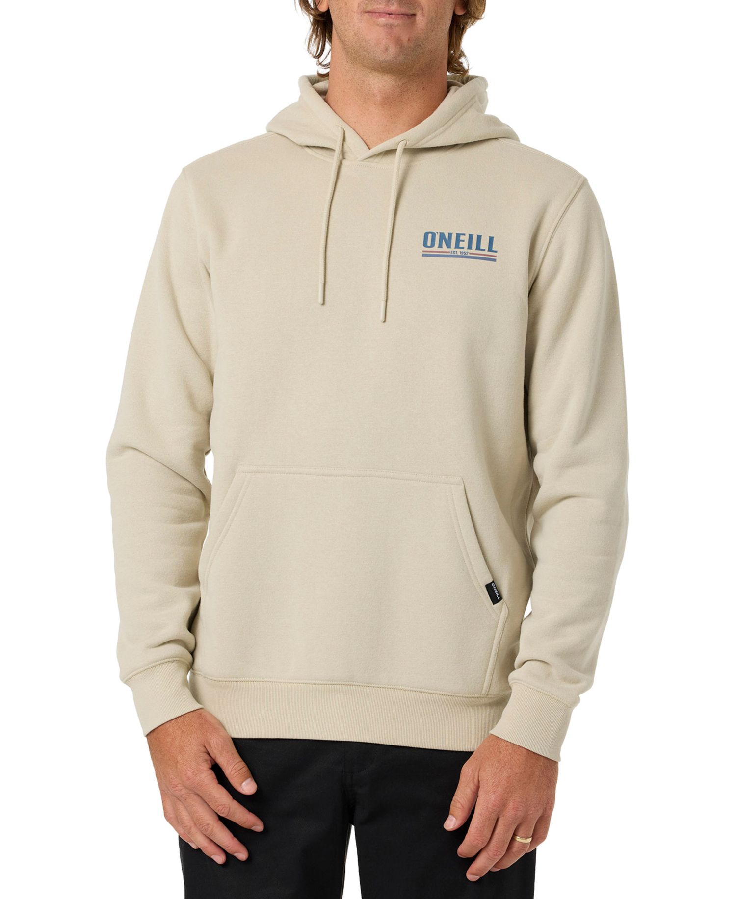 Men's Sun Supply Pullover Hooded Graphic-Fleece Hoodie