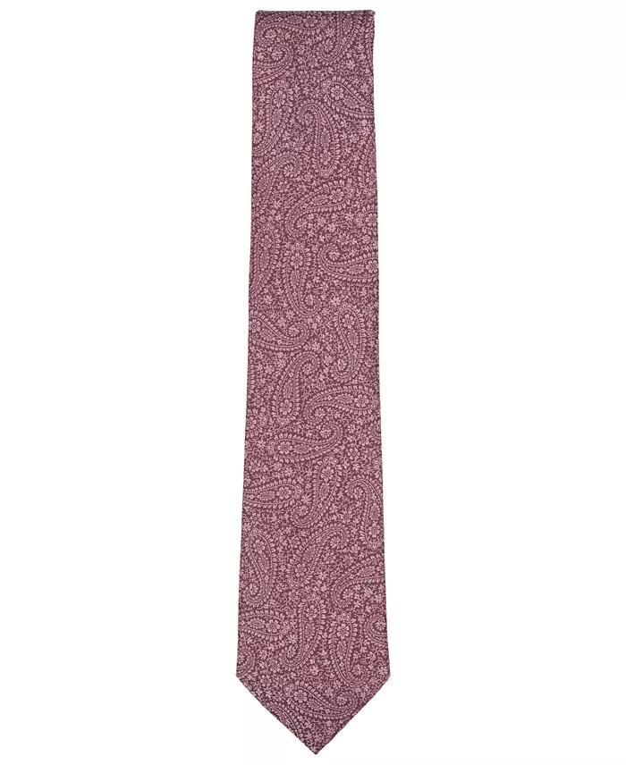Men's Cottage Paisley Pattern Classic Tie - thumbnail 2