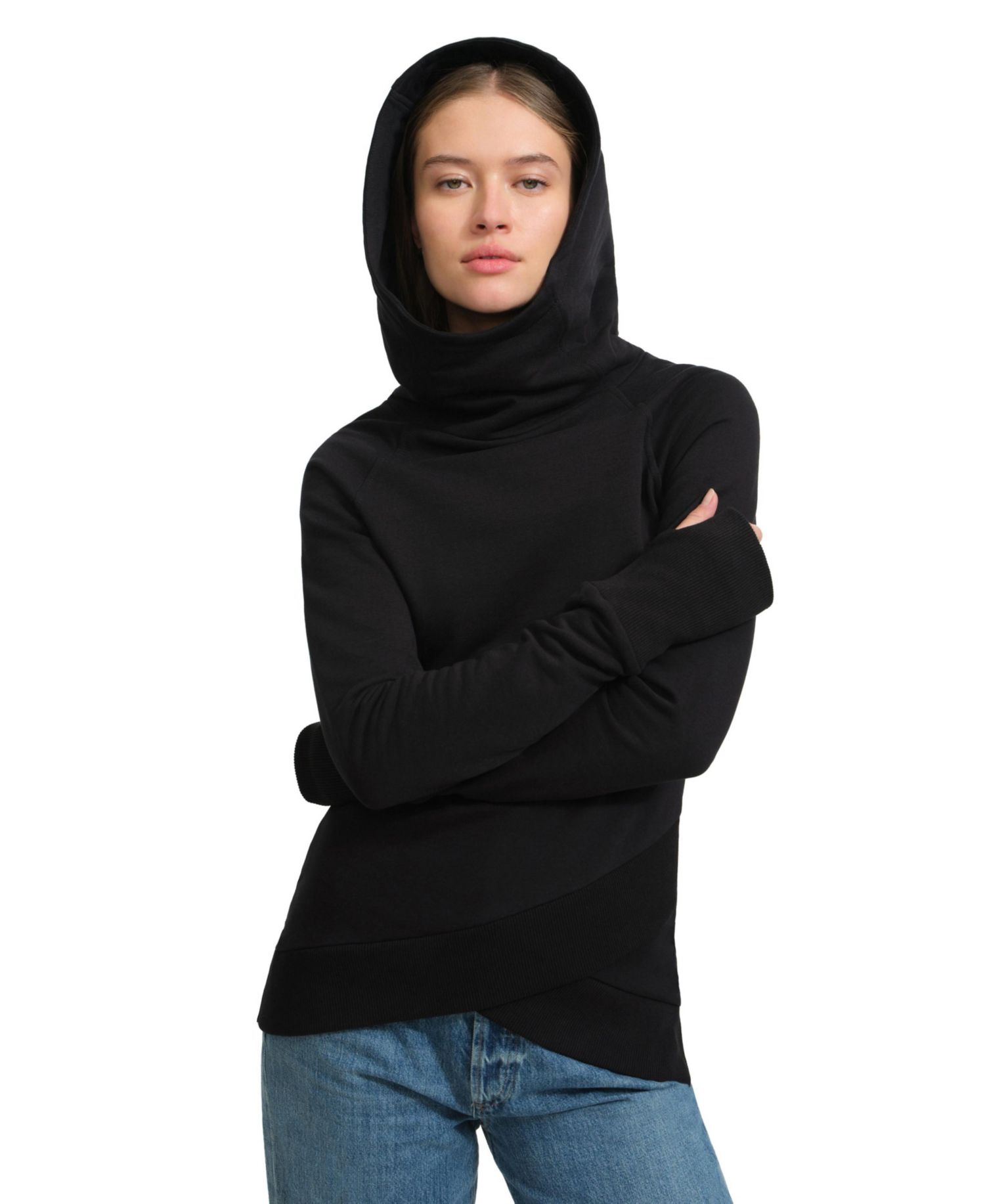 Women's Geneva Hooded Thumbhole Sweatshirt