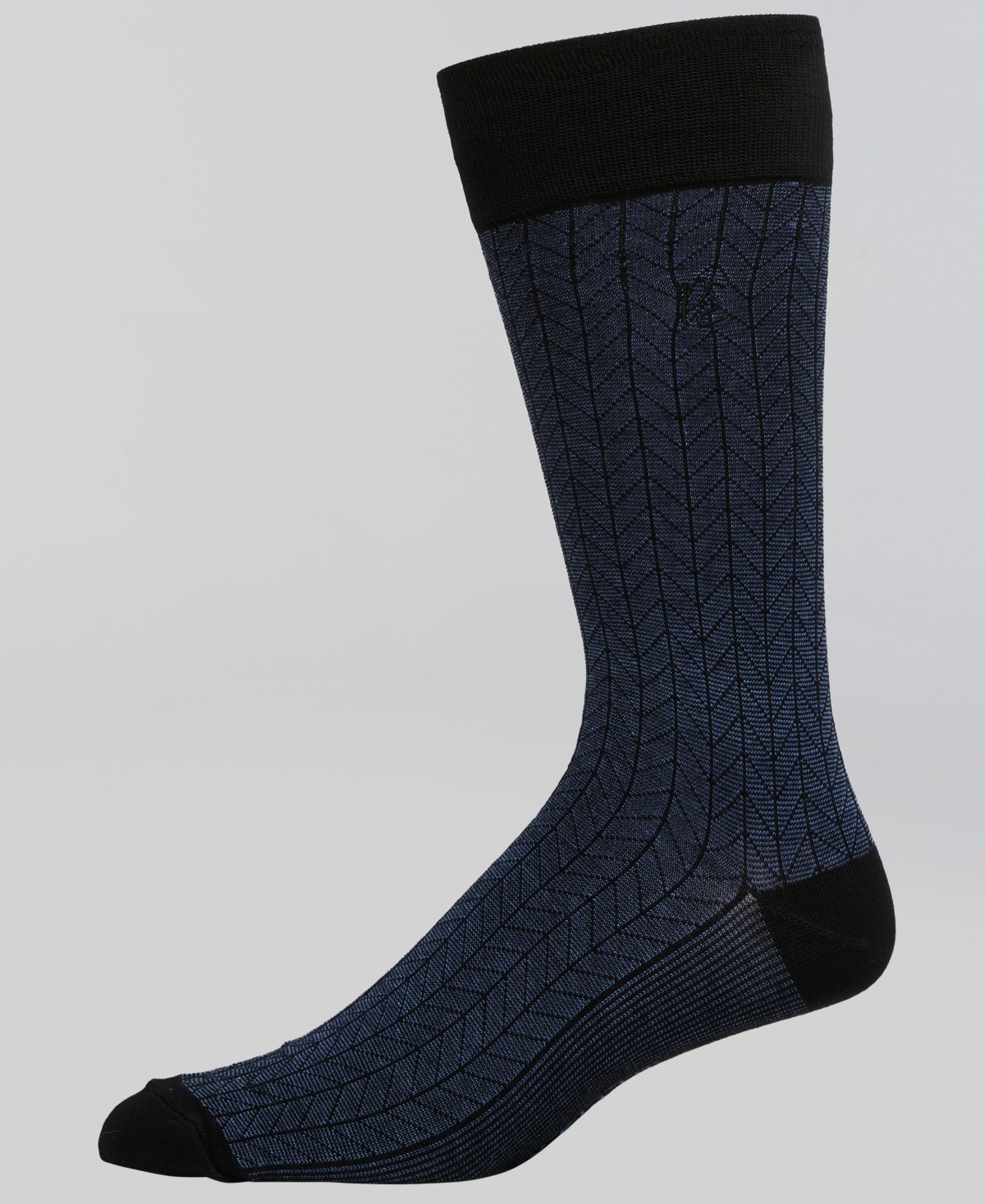 Perry Ellis Portfolio Men's Herringbone Crew Socks