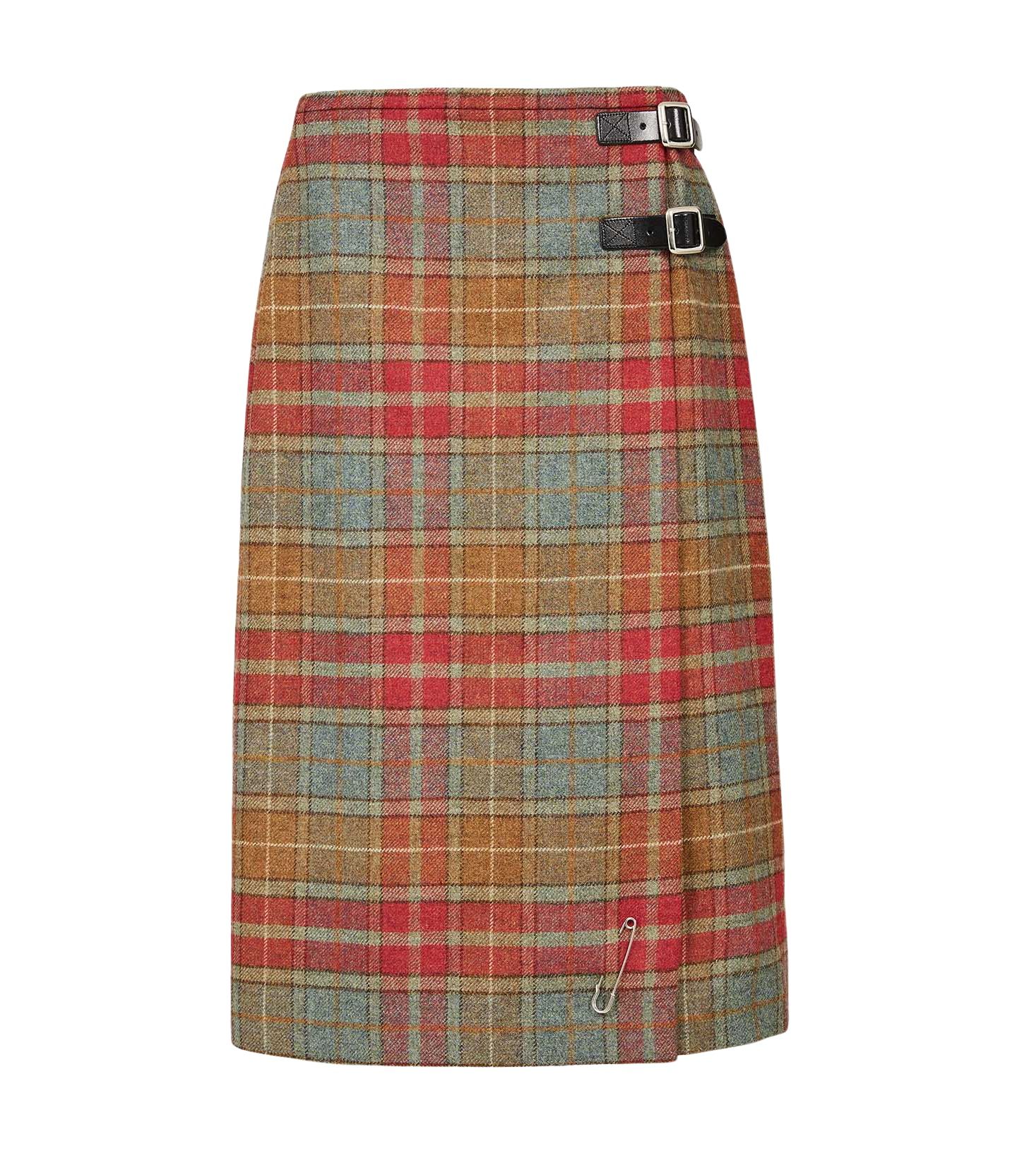 Женские юбки Celtic & Co. British Midi Celt Kilt, цвет: Autumn Tartan — фото 6