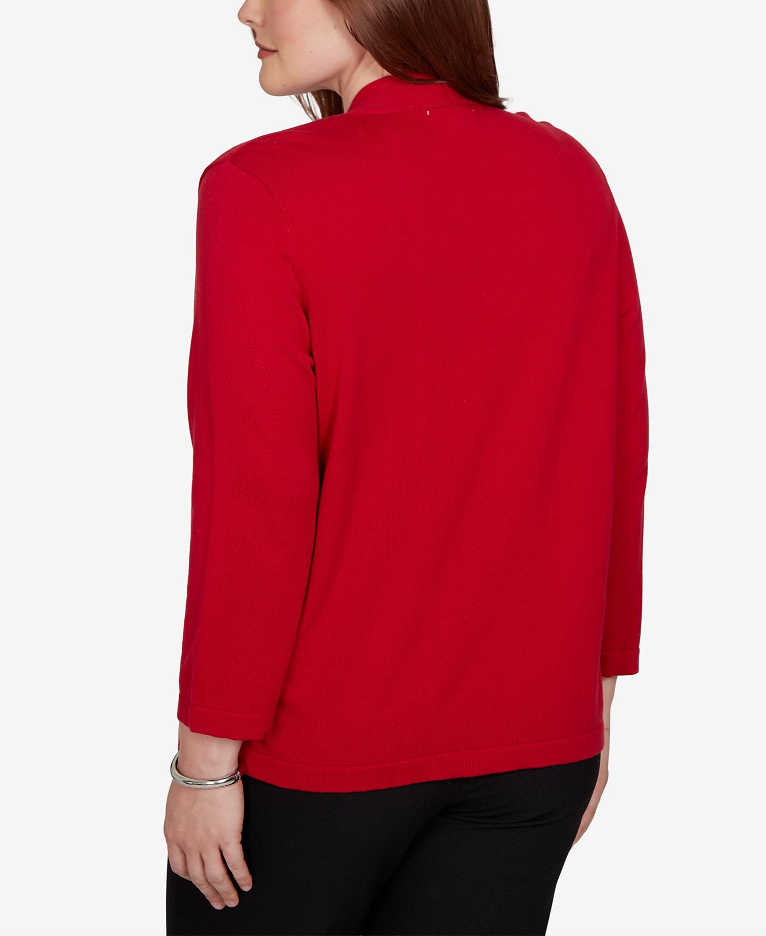Women's Shawl Collar 3/4-Sleeve Cardigan