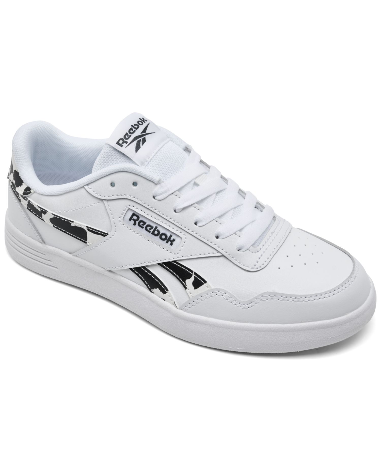 Women's Court Advance Cow Print Lifestyle Sneakers