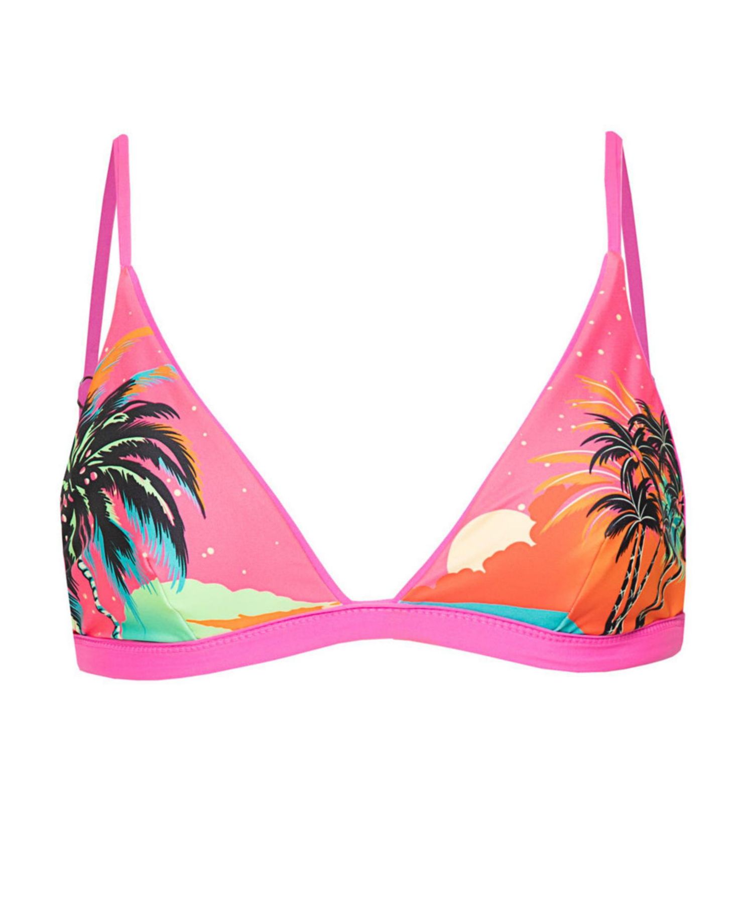 Women's Poppy Pink Ivy Bikini Top