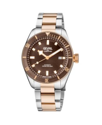 Men's Swiss Made Yorkville Swiss Automatic Two tone Stainless Steel Bracelet Watch