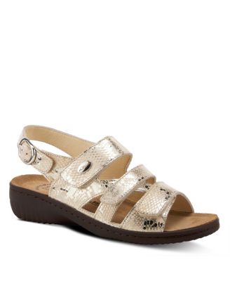 Women's Acamar Slingback Sandal with Leather Upper Detail