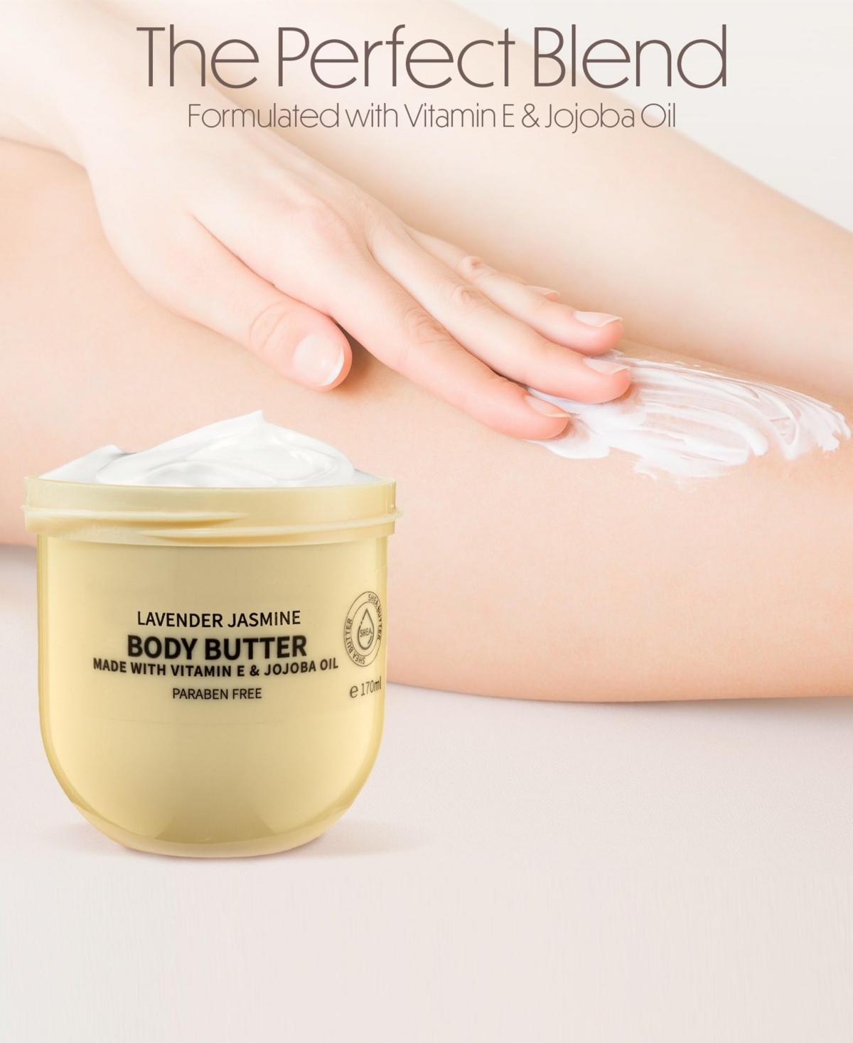 Lovery Lavender Scented Whipped Body Butter, Bath and Body Care Cream