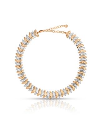 Gold-Plated Metal Moderna Necklace