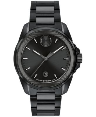 Men's Bold Verso Black Stainless Steel Watch 42mm