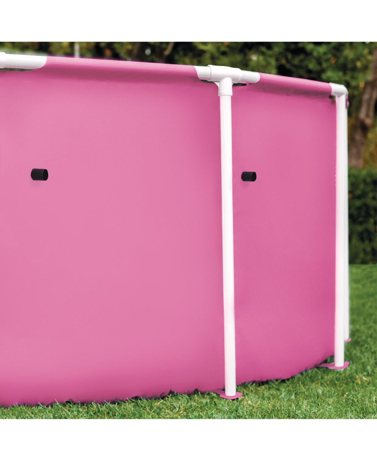 Intex 28290EP 8Ft X 30In Pink Metal Frame Above Ground Swimming Pool, Pool Only