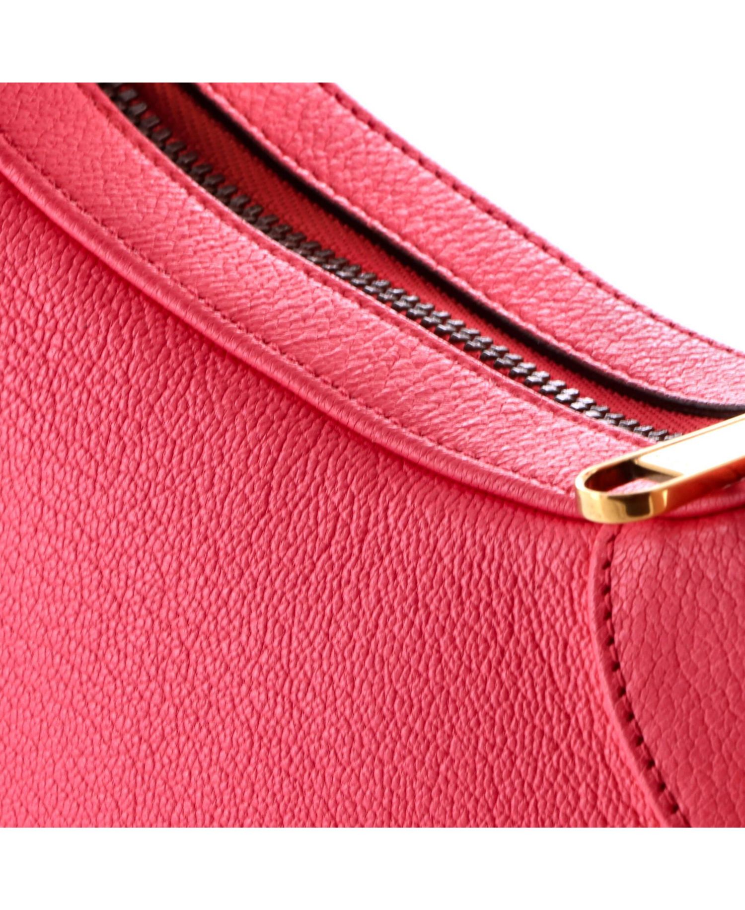 Small Aphrodite Zip Shoulder Bag Leather