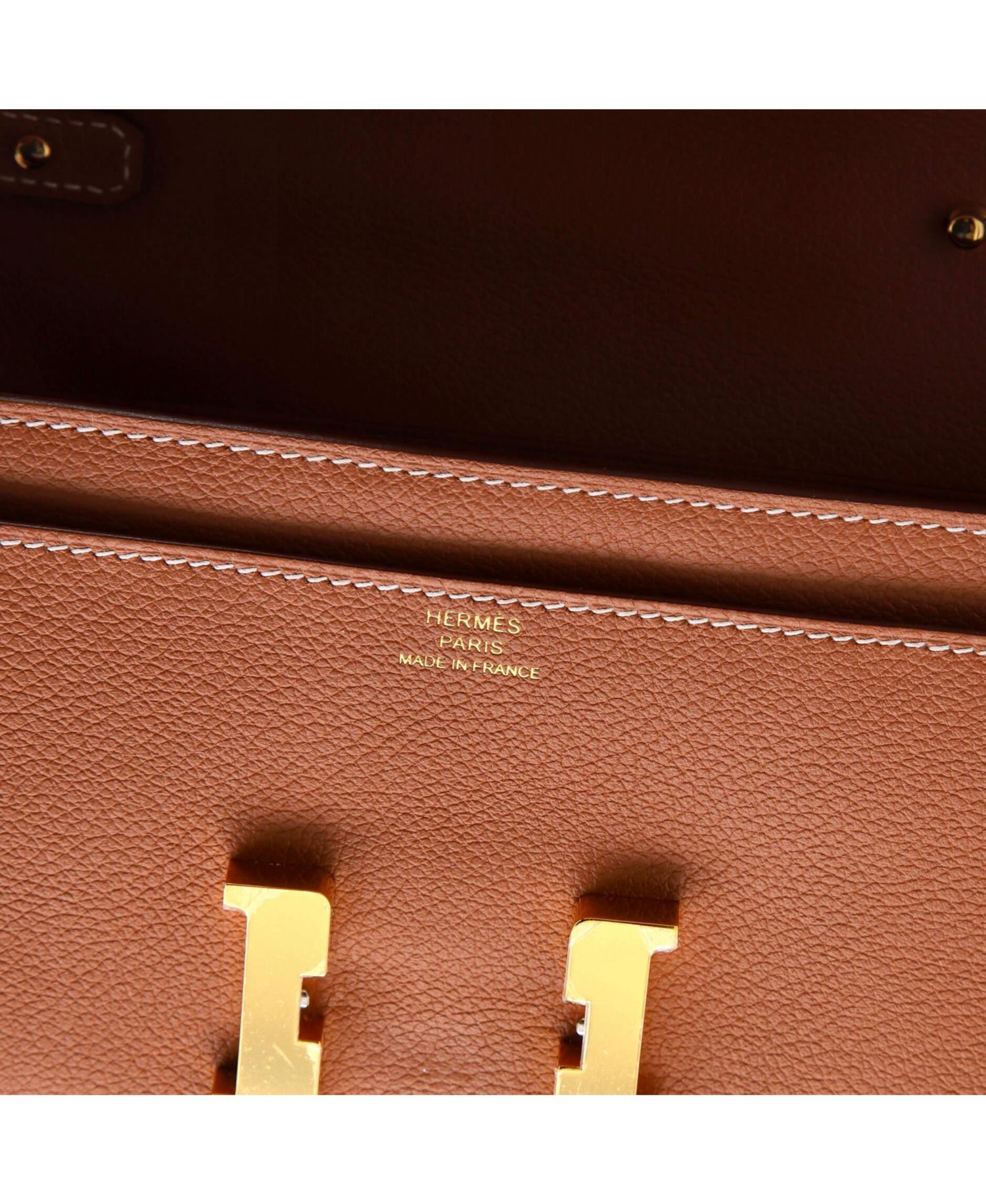 Pre-Owned Hermes Constance To Go Wallet Evercolor