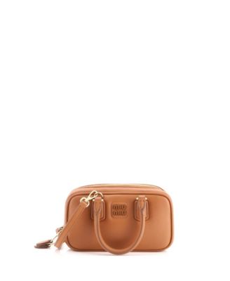 Mini Arcadie Top Handle Bag Leather
