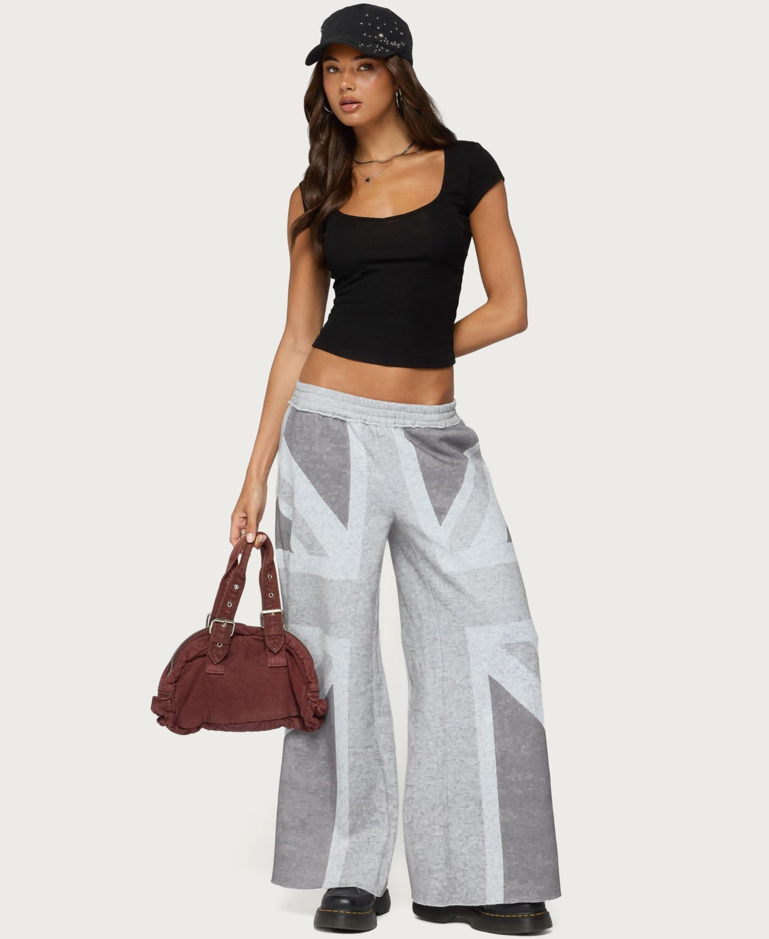Women's London Rush Wide-Leg Low-Rise Sweatpants