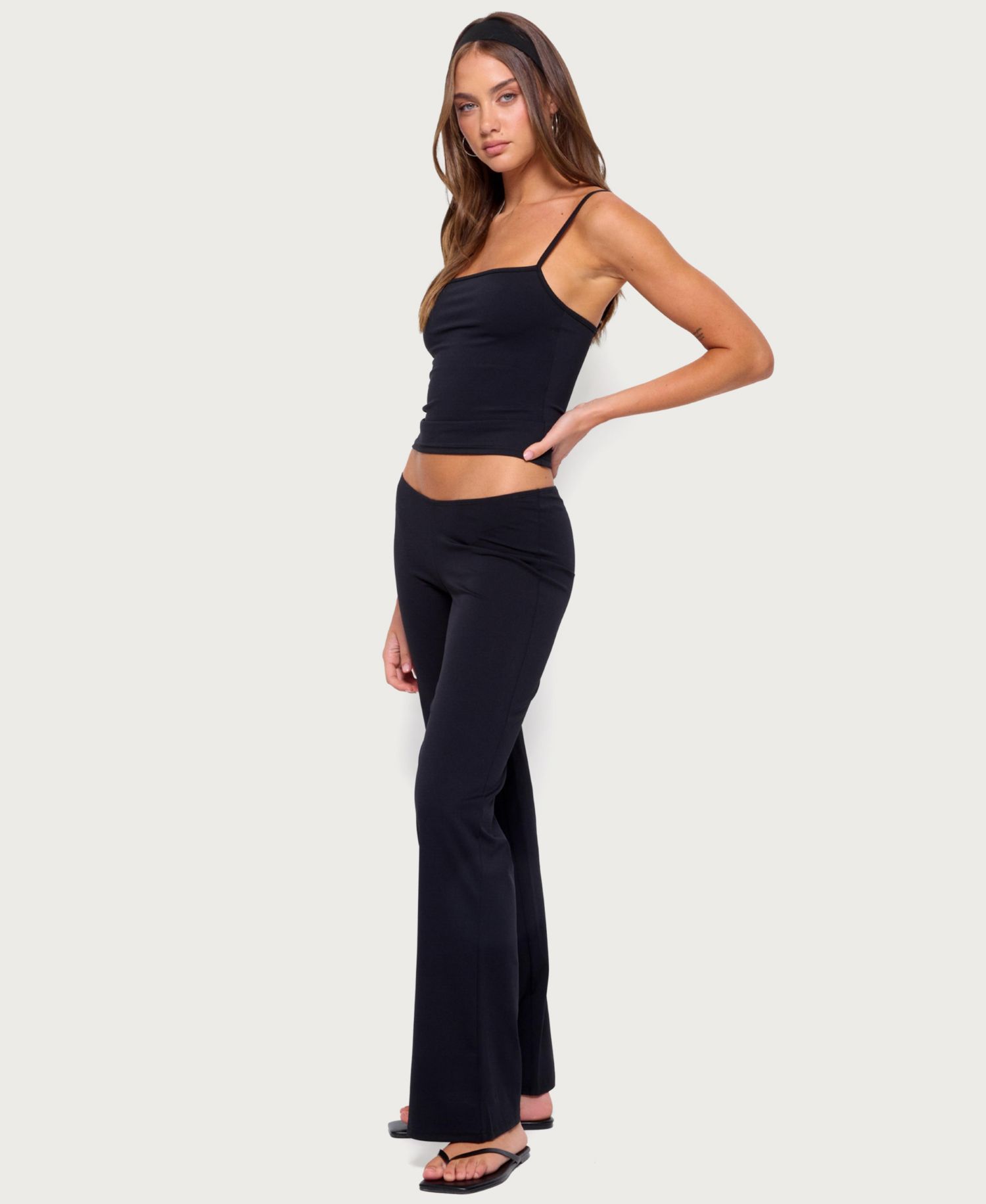 Women's Anika Low-Rise Straight-Leg Pull-On Pants