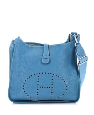 Pre-Owned Hermes GM Evelyne Bag Gen III Clemence