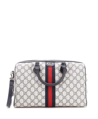 Medium Ophidia Convertible Boston Bag GG Coated Canvas