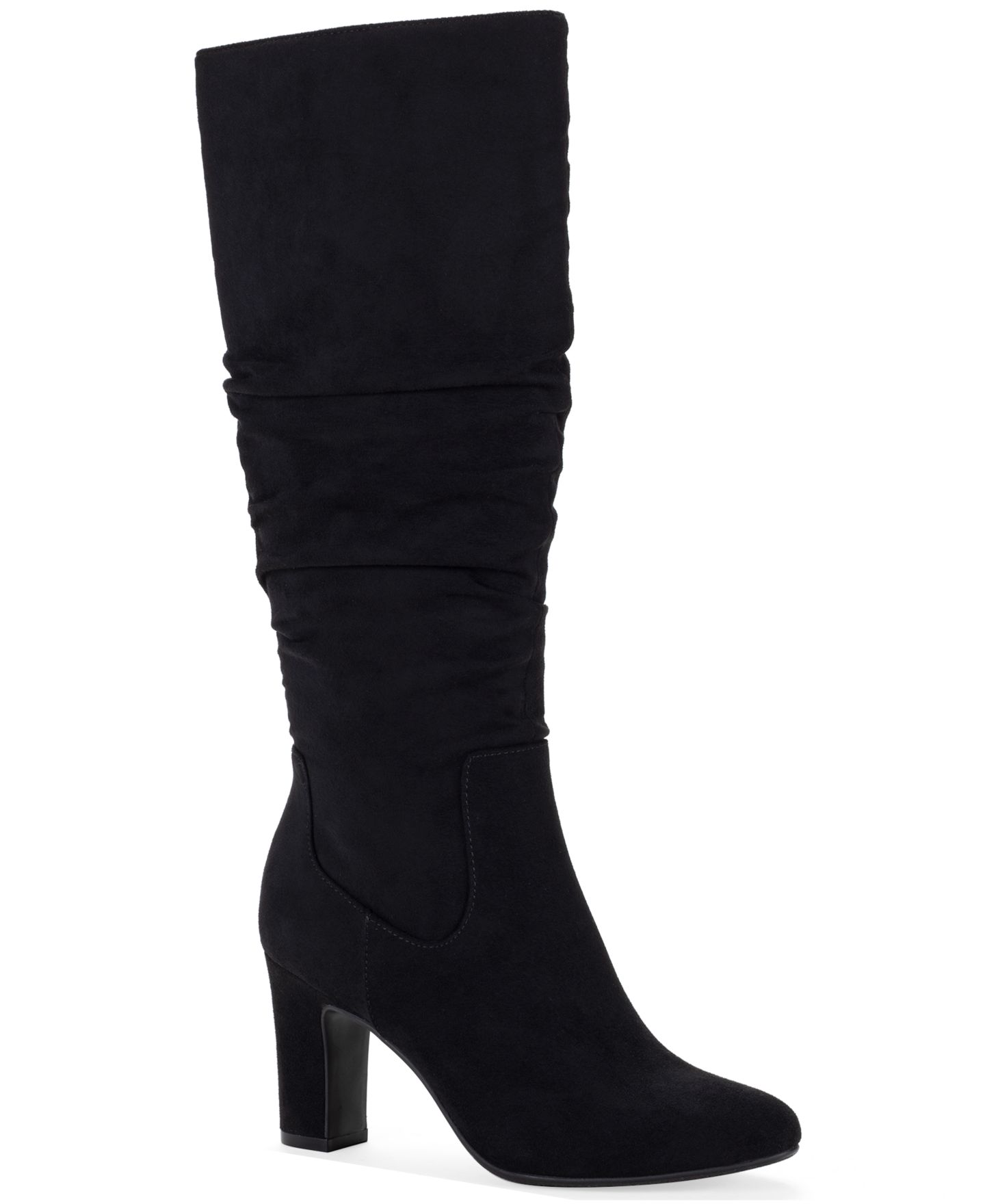 Женские ботинки Style & Co Mollyann Slouch Almond Toe Tall, цвет: Чёрный, вариант 1 — фото 1