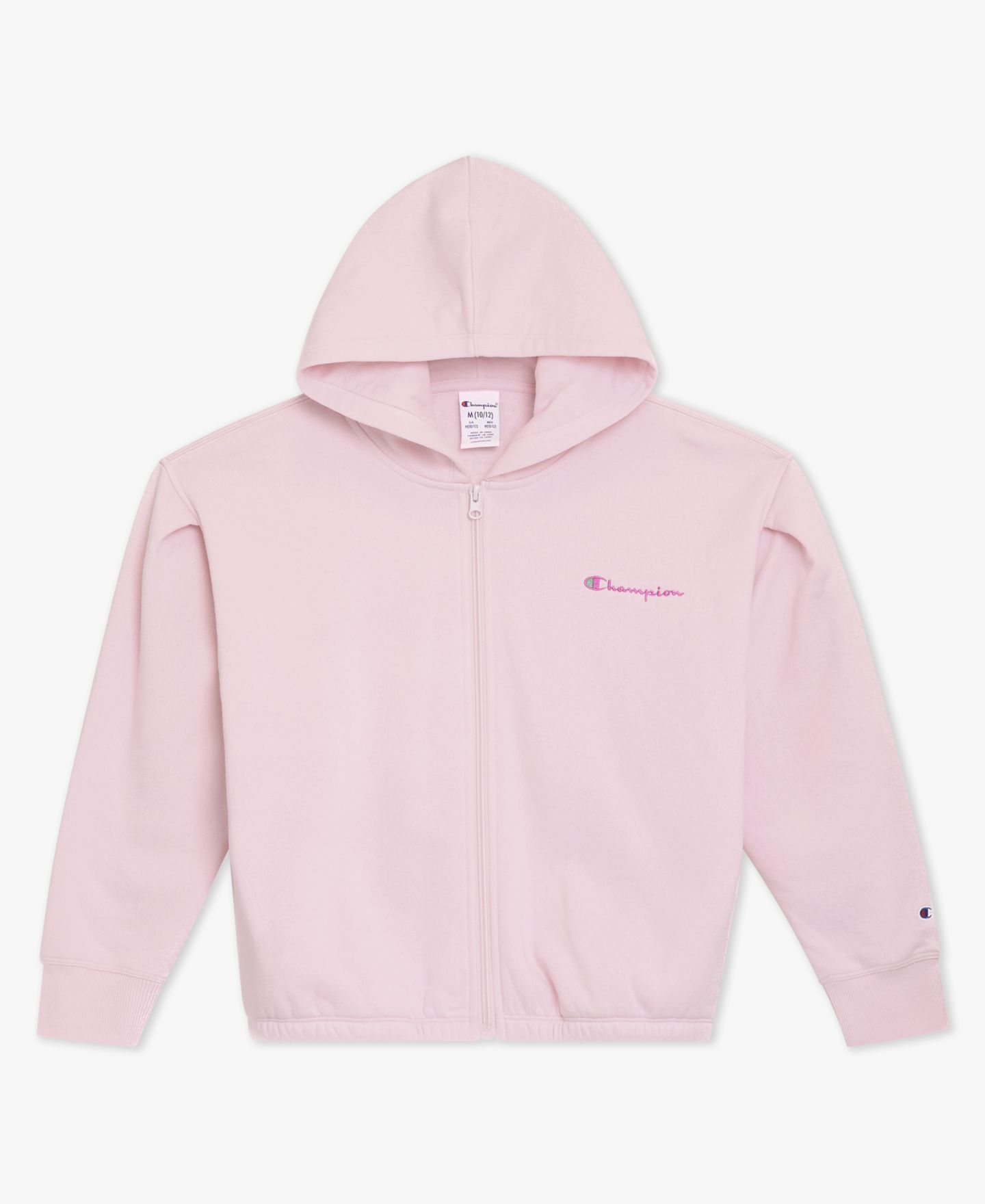 Худи Champion Full-Zip Adorable Graphic для девочек, цвет: Зелёный — фото 5