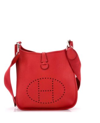 Pre-Owned Hermes PM Evelyne Bag Gen III Clemence