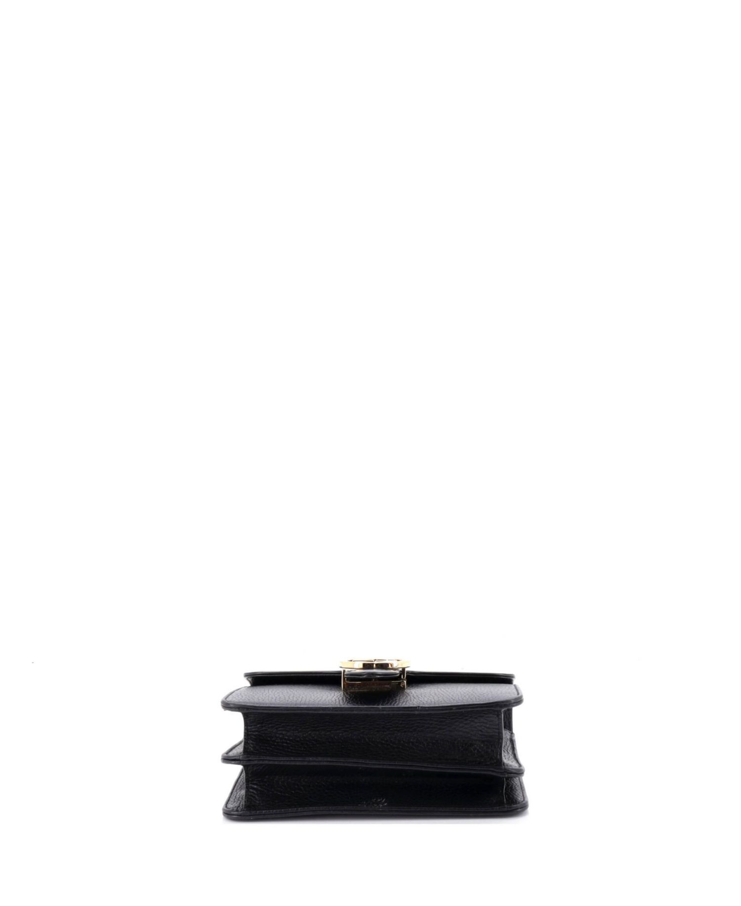 Small Interlocking Shoulder Bag Leather